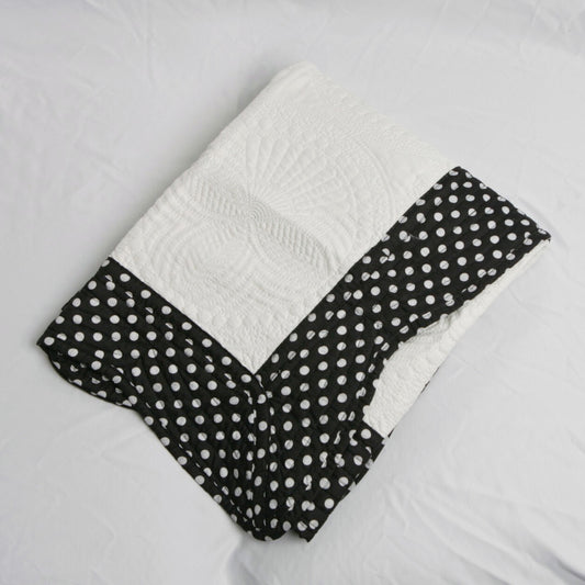 Black Polka Dot Quilt