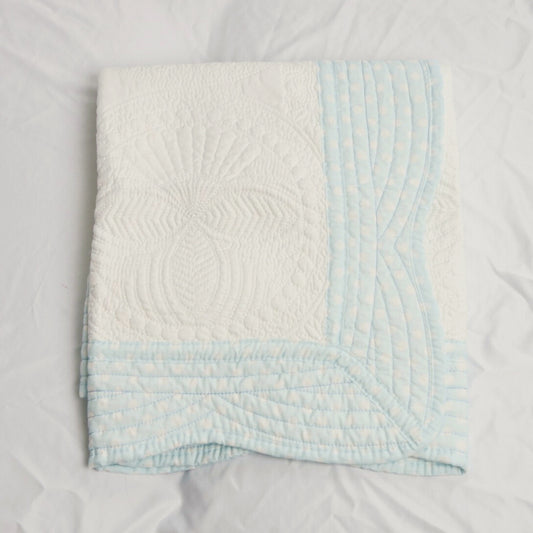 Blue Polka Dot Quilt