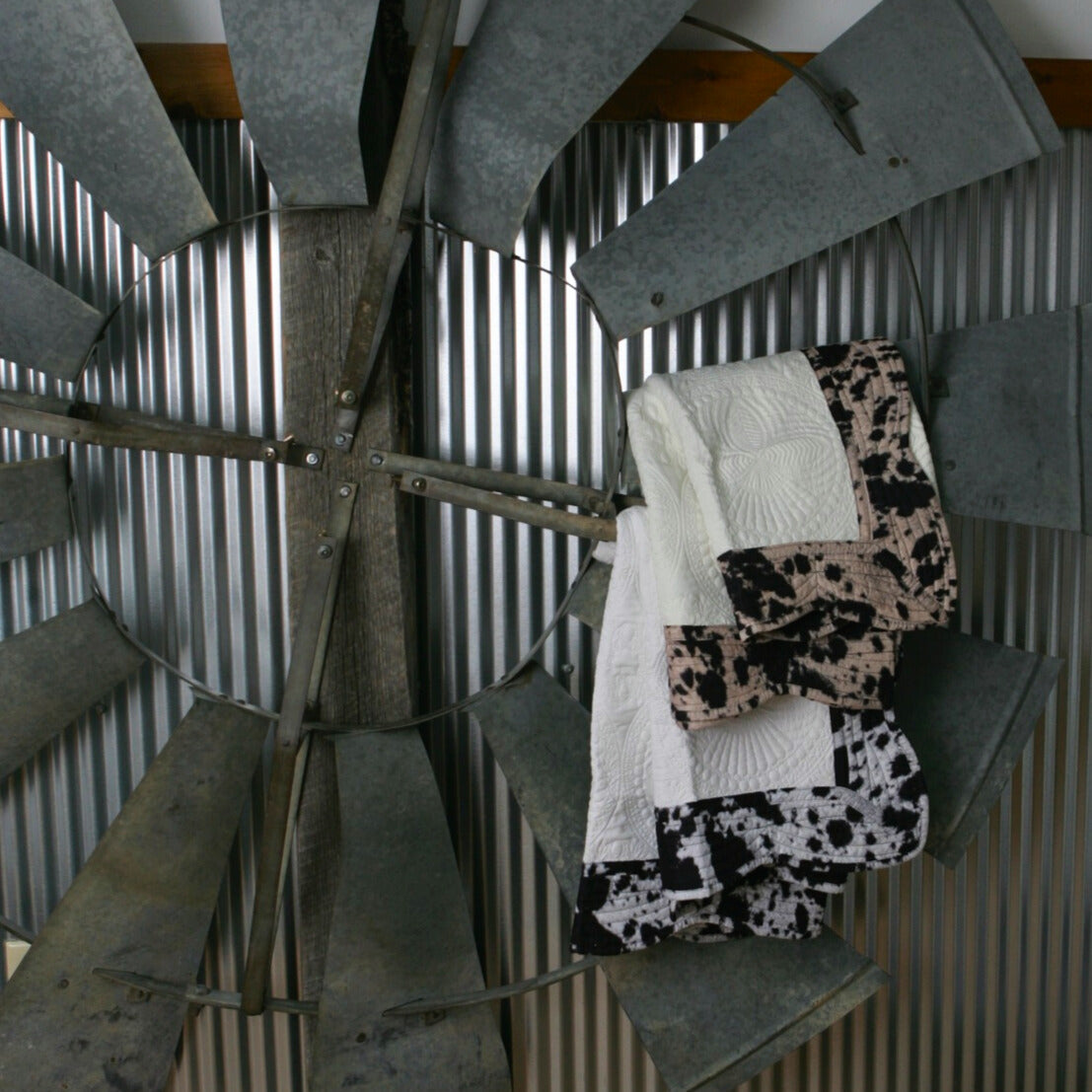 Black Cow Print Quilt