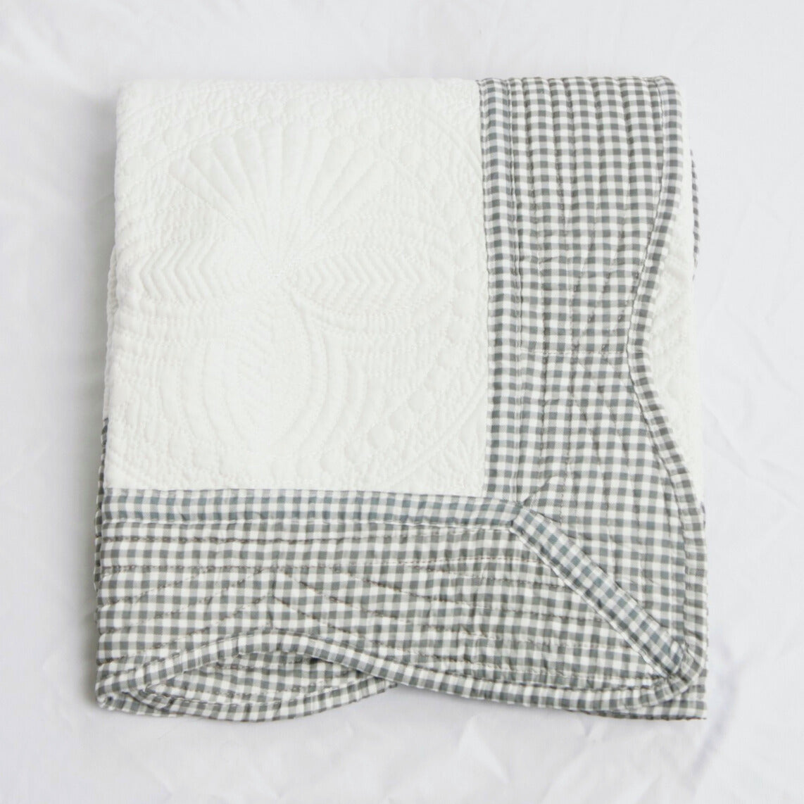 Gray Gingham Quilt