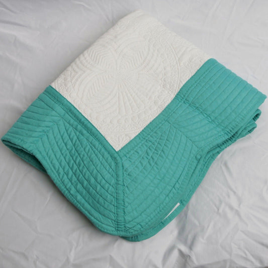 Teal Trim Quilt