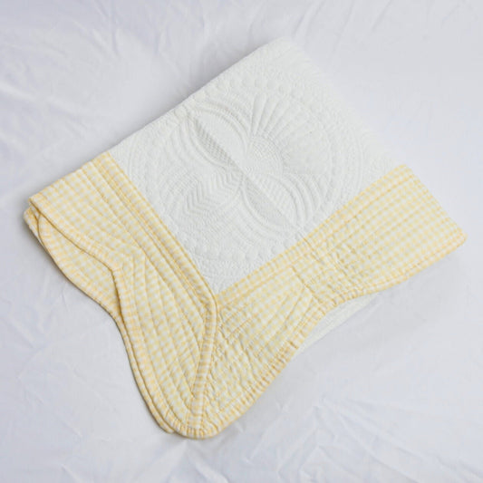 Yellow Gingham Quilt